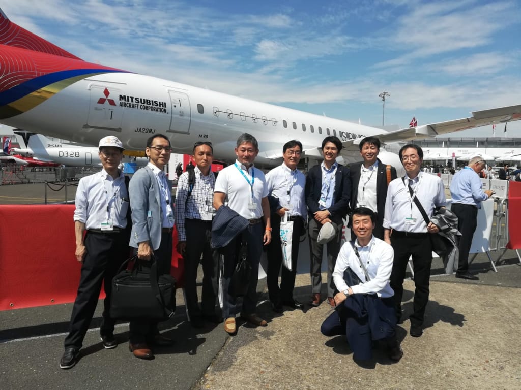 パリエアショー会場にて